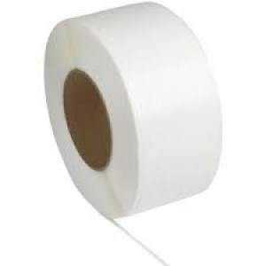 1/2 in. White Embossed Machine Polyproylene Strapping - .025