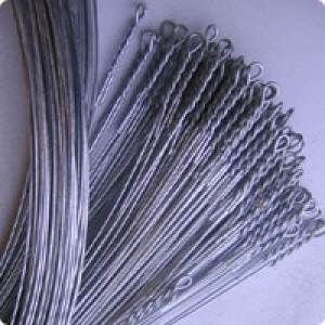 14 ft. Galvanized Single Loop Baling Wire - 12 Gauge