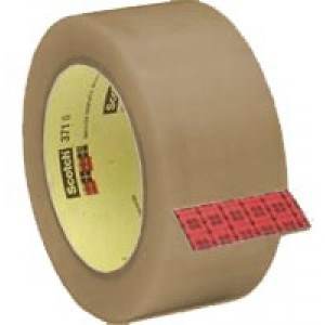 2 in. X 110 yards 1.9 Mil 3M 371 Scotch Hot Melt Tape