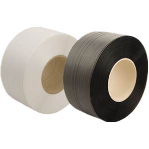 Black Smooth Machine Polyproylene Strapping - .016