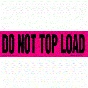 Do Not Top Load Label - 3