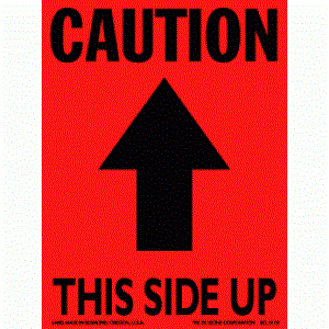 Caution This Side Up Label - 3