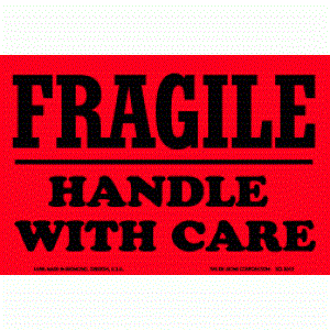 Fragile-Handle with Care Label - 3