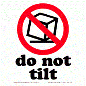 International Do Not Tilt Label - 3