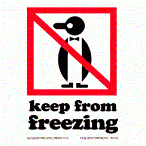 International Keep From Freezing Label - 3