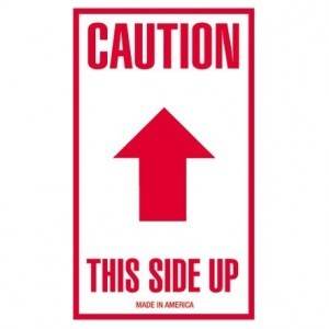 Caution This Side Up Label - 3