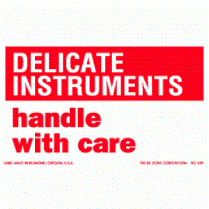 Delicate Instruments-Handle with Care Label - 3