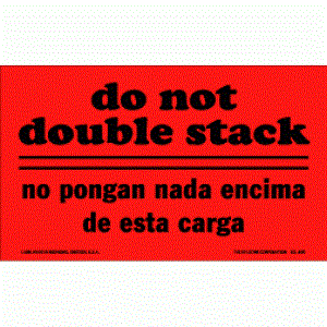 Do Not Double Stack Label - 3