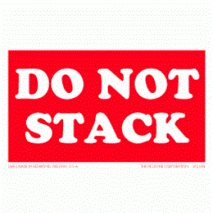 Do Not Stack Label - 3