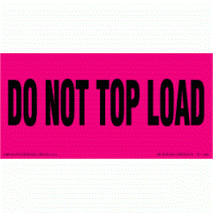 Do Not Top Load Label - 3