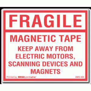 Fragile - Magnetic Tape Label - 4