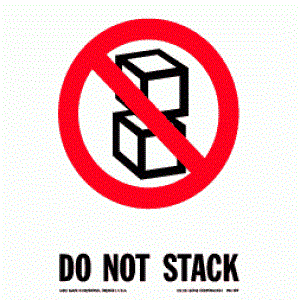 International Do Not Stack Label - 4