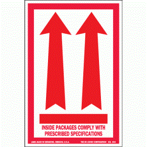 Two Red Arrows Label - 4