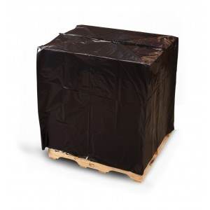 Black UVI Pallet Cover - 2 Mil - 50 in. x 69 in. x 42 in.