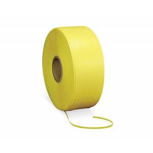 Signode Yellow Polypropylene Strapping - 5mm x 25000 ft.