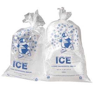 Gusseted Ice Bag - 2.5 Mil - 8