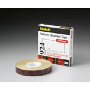 3M 924 Scotch ATG Adhesive Transfer Tape Clear, 3/4