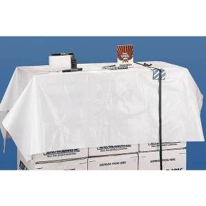 Clear Perforated Plastic Top Sheeting - 1.5 Mil - 60 in.  x 60 in.