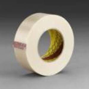 3M 865 Scotch Clear Reinforced Strapping Tape Clear, 0.7 x 1157 Ft