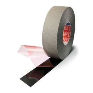 Tesa 4863 Silicone-Coated Roller Wrapping Tape w/ Embossed Surface - 2