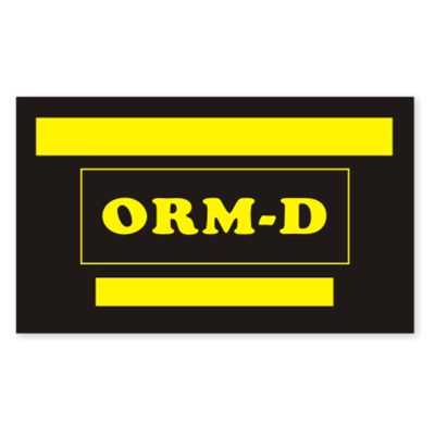 ORM-D Blank Label - 3