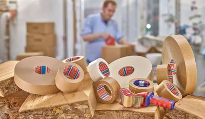 tesa ™ 4313 - 4.21 MIL - Premium Packaging Tape with Paper from Sustainable Sources