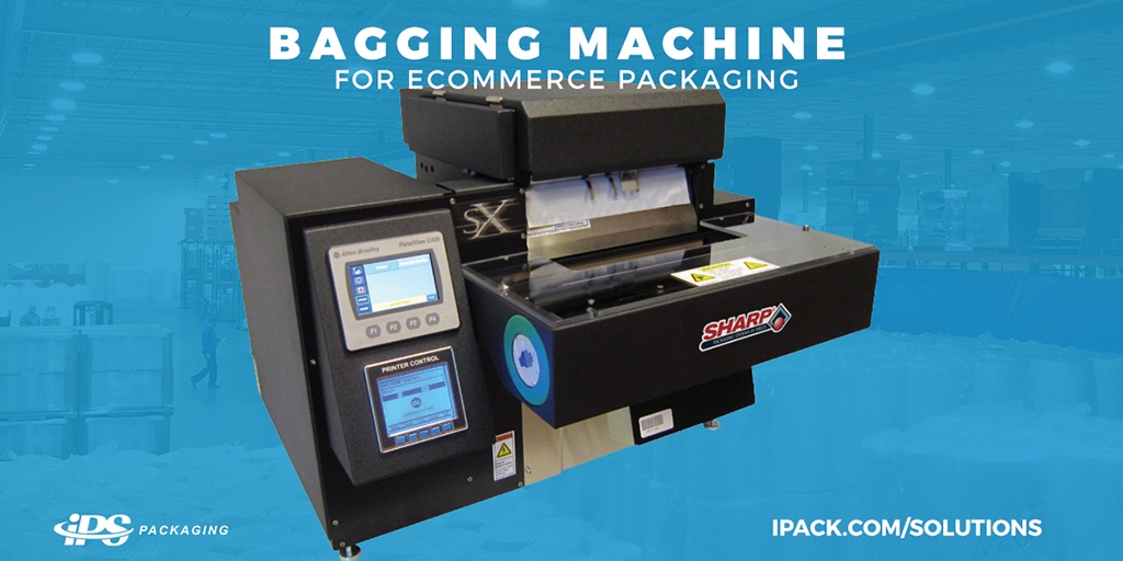 Bagging machine for ecommerce packaging